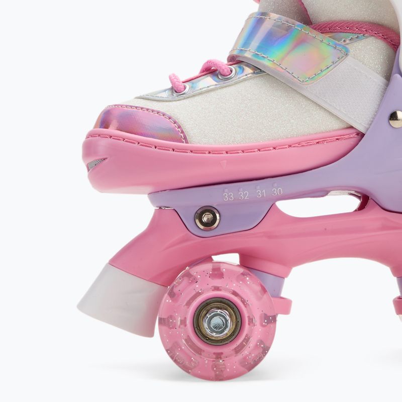ATTABO Diamond children's roller skates pink 11
