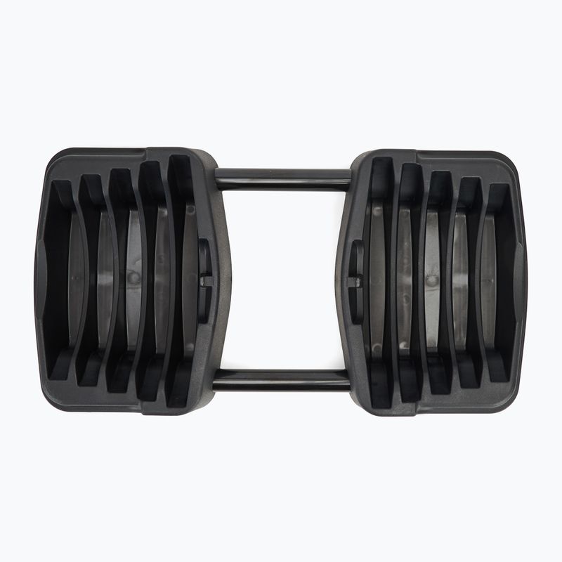 XTREXO adjustable barbell stand + dumbbell 2-in-1 TRX-ABD40 black 3