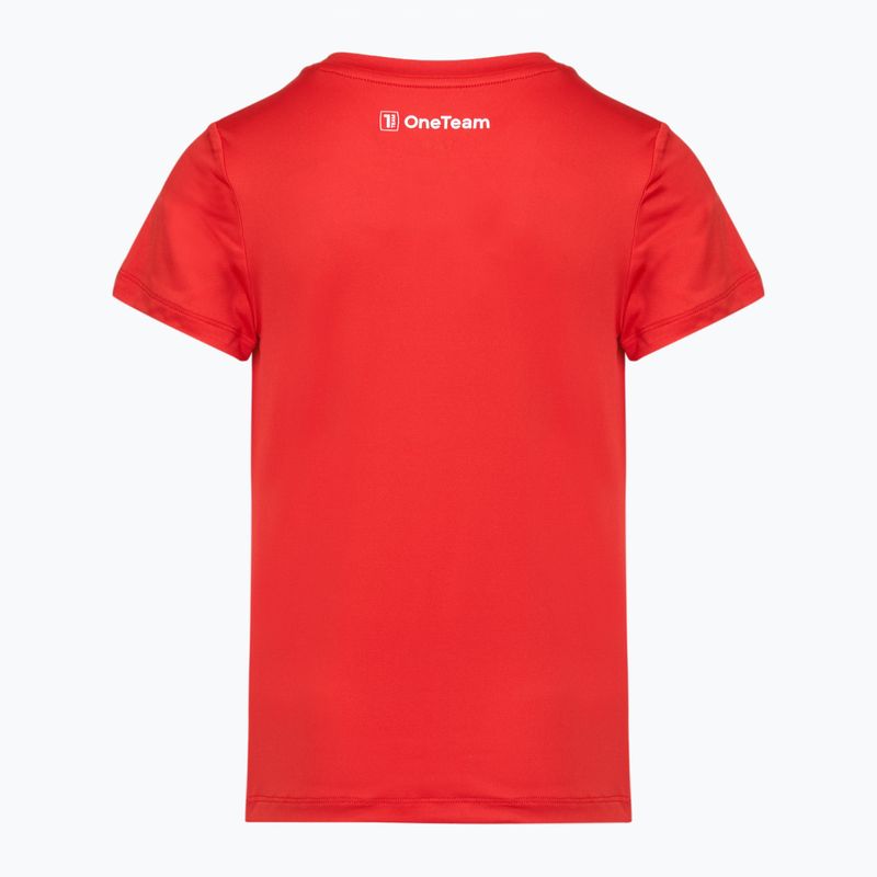 Children's football kit OneTeam Precision Set shirt and shorts red 9