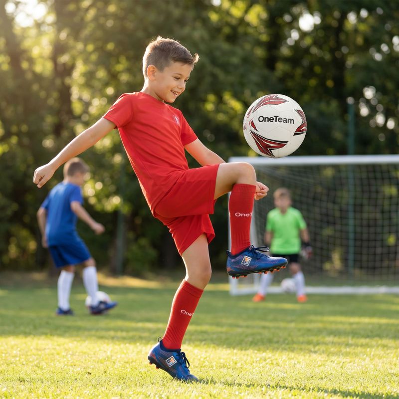 Children's football kit OneTeam Precision Set shirt and shorts red 14