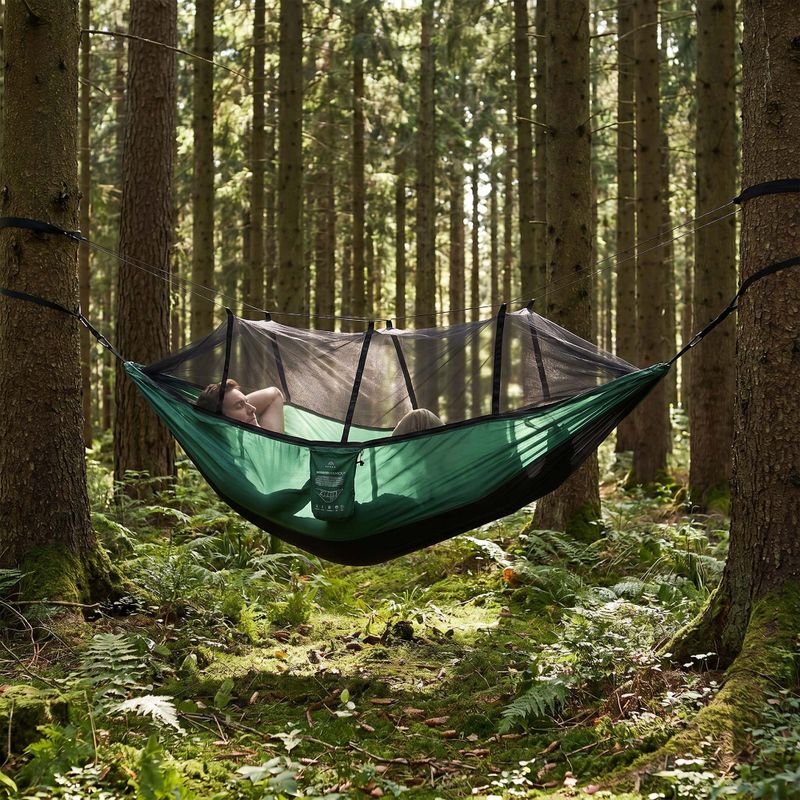 Travel hammock KADVA Green mosquito 10