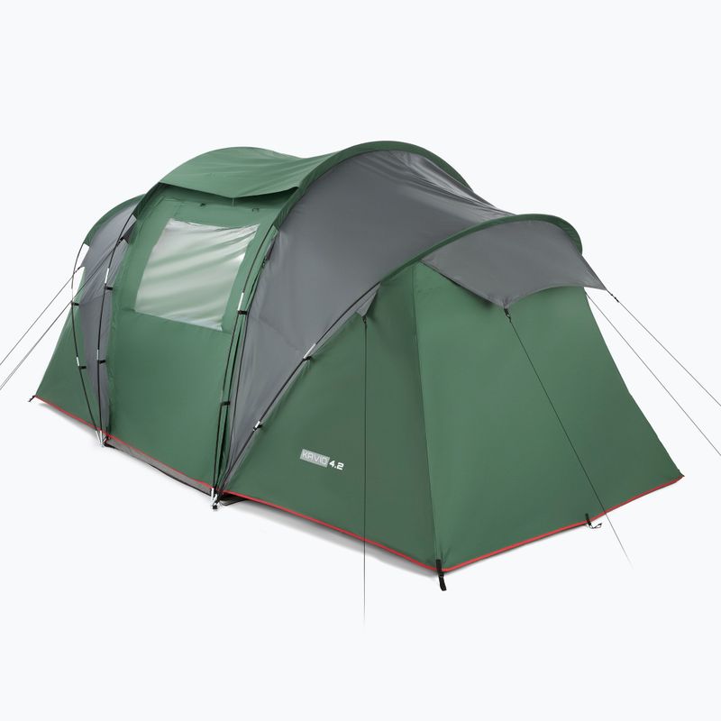 4-person camping tent KADVA Kavio 4 plus green 2