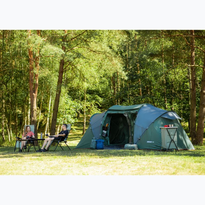 4-person camping tent KADVA Kavio 4 plus green 14