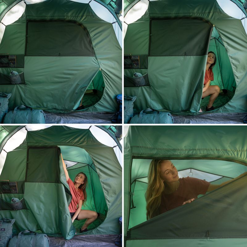 4-person camping tent KADVA Kavio 4 plus green 17