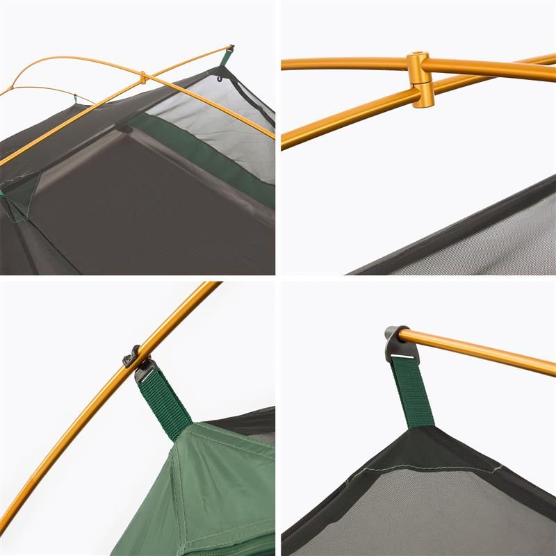 3-person camping tent KADVA Expedit 3 pro green 8