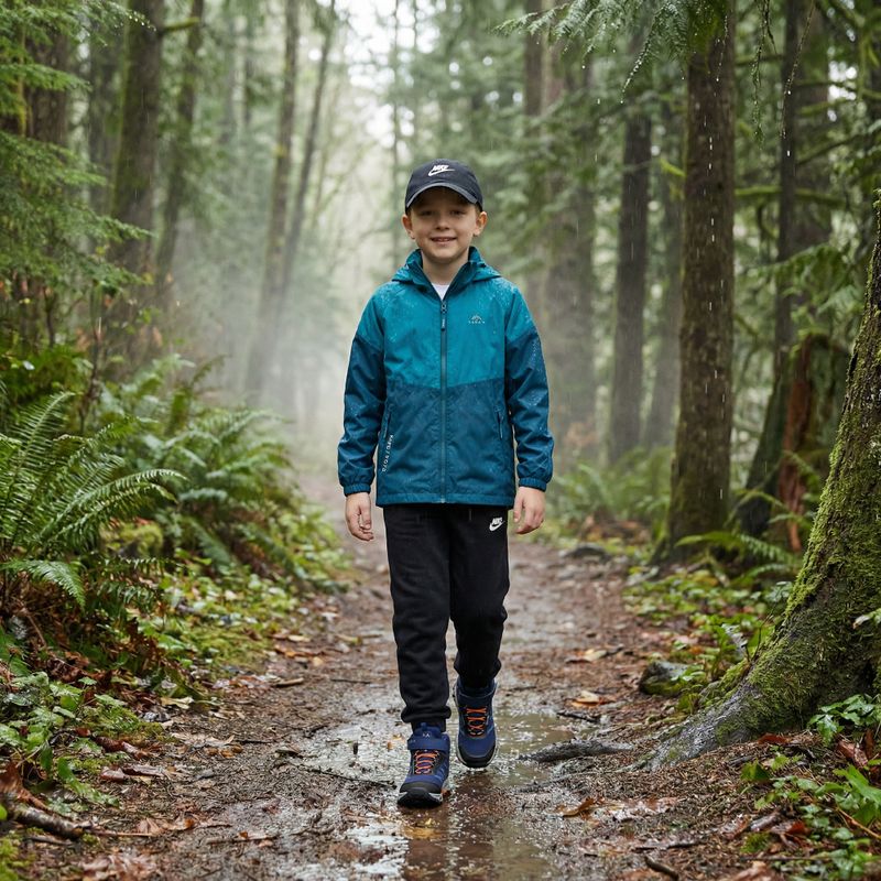 Children's rain jacket KADVA Fory Jrb navy blue 9