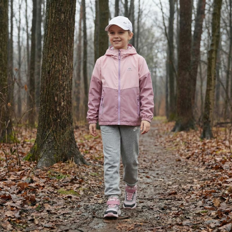 Children's rain jacket KADVA Fory Jrg pink 9