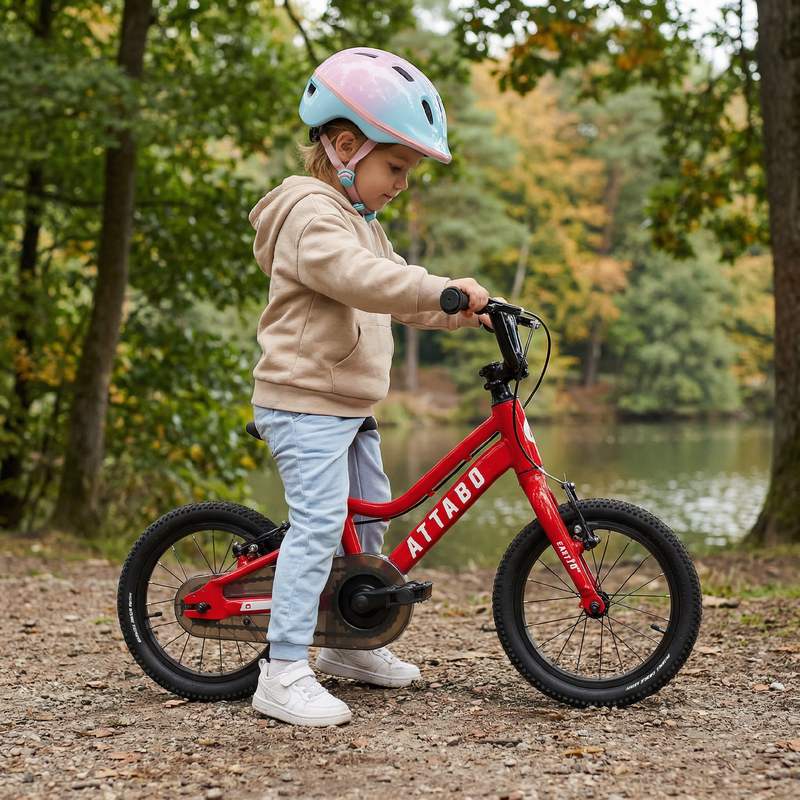 Children's bicycle ATTABO EASE 14" red 3