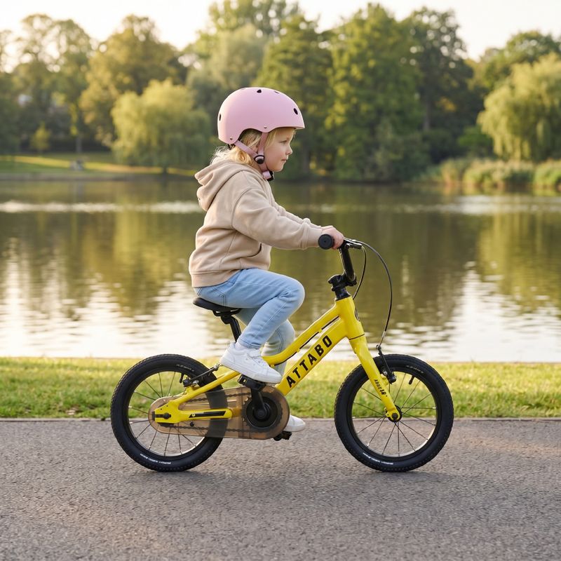 Children's bicycle ATTABO EASE 14" yellow 7