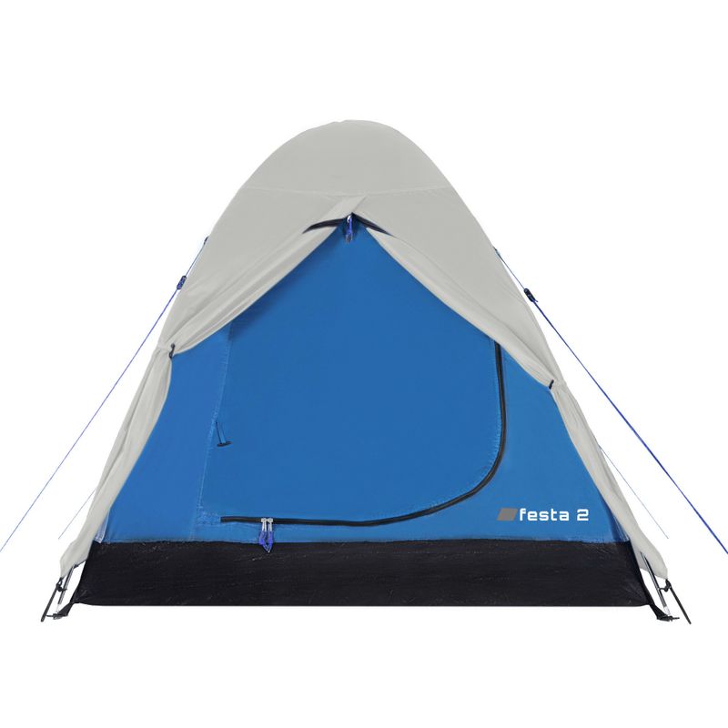 2-person camping tent KADVA Festa 2 grey/blue 5