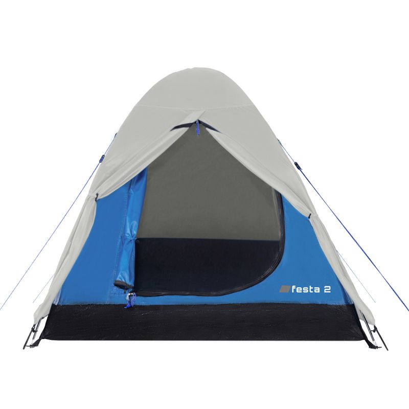 2-person camping tent KADVA Festa 2 grey/blue 6