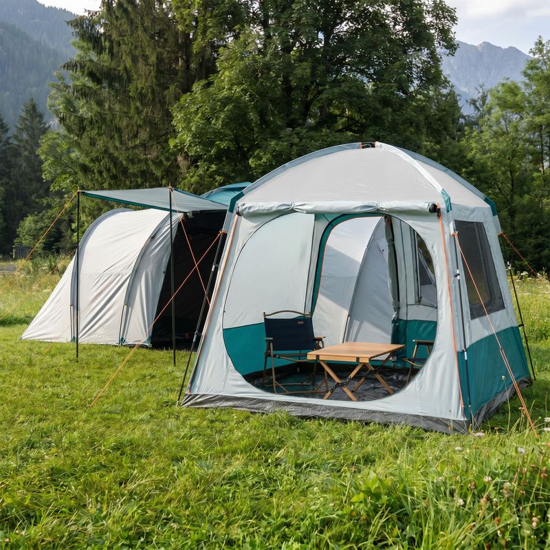 Vestibule for the KADVA Kavio Hall tent grey 19