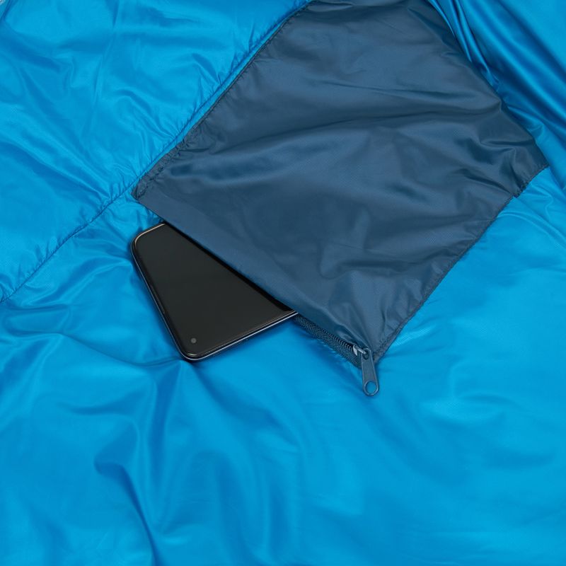 KADVA Mafana 200 down sleeping bag blue 13