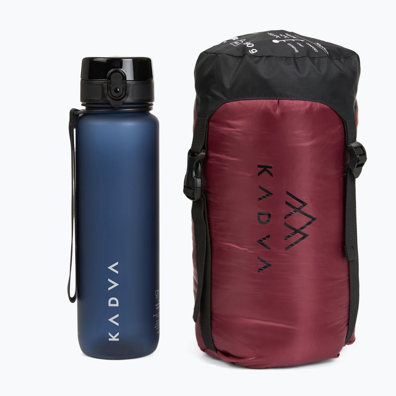 KADVA Mafana 300 down sleeping bag red 13