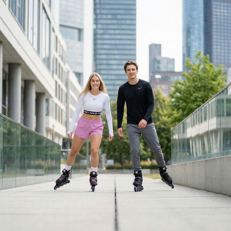 Men's inline skates ATTABO Cyclone Alu blue 6