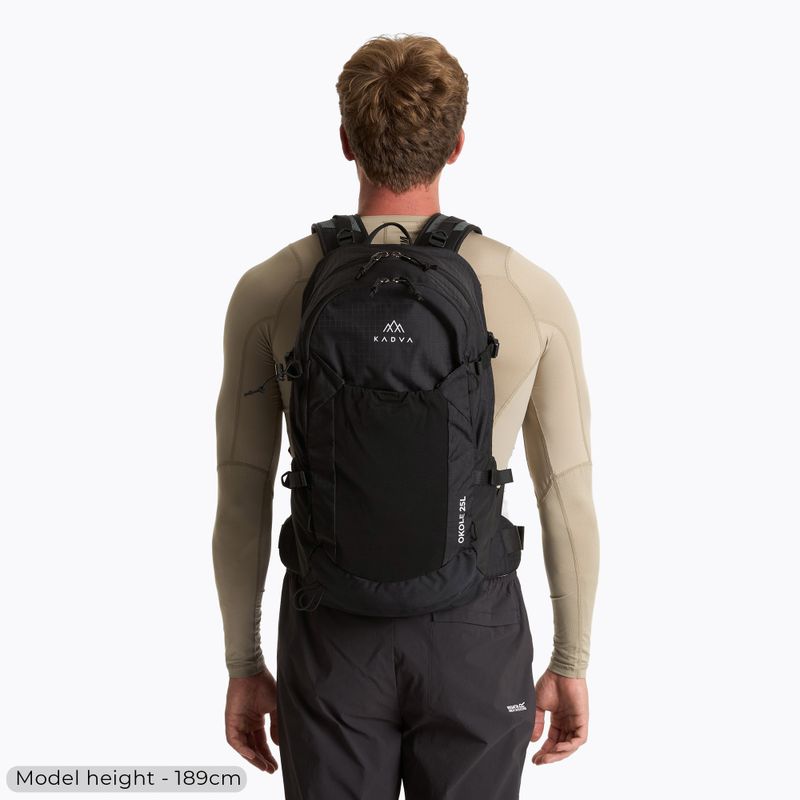 KADVA Okole 25 l black hiking backpack 5