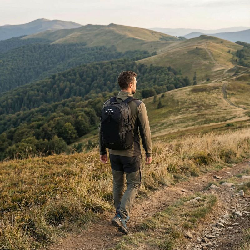 KADVA Krok 25 l city backpack black 13