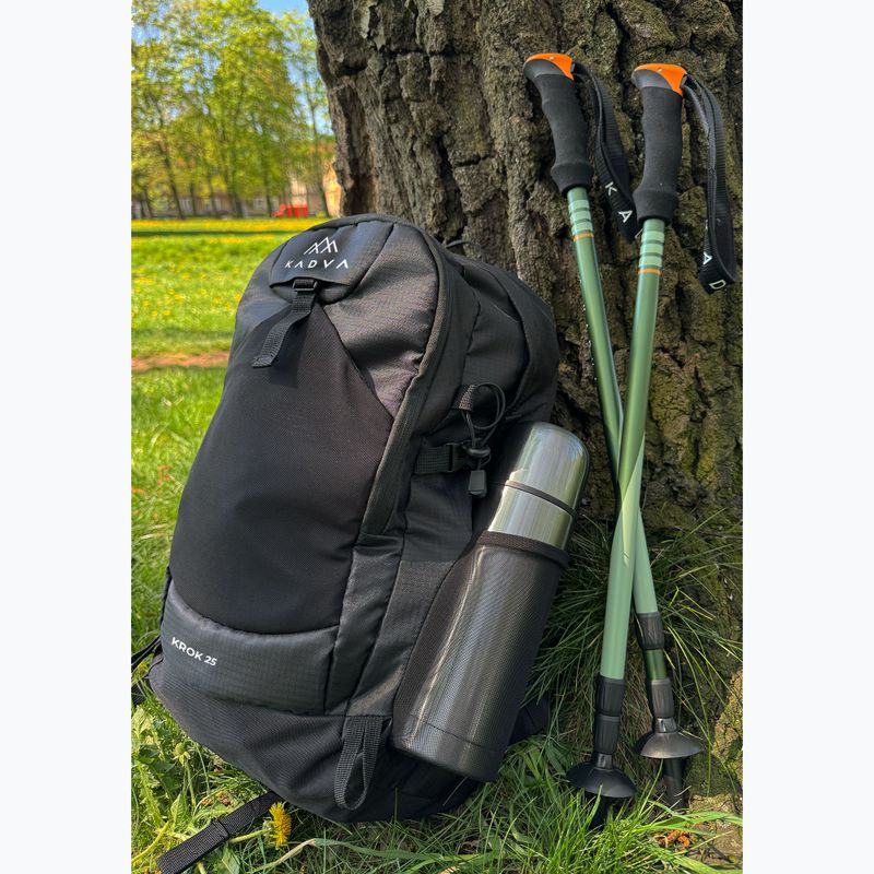 KADVA Krok 25 l city backpack black