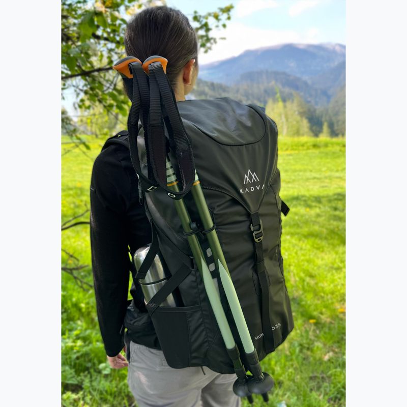 KADVA Mundoro 35 l black hiking backpack 10