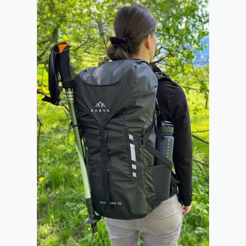 KADVA Mundoro 35 l black hiking backpack 11