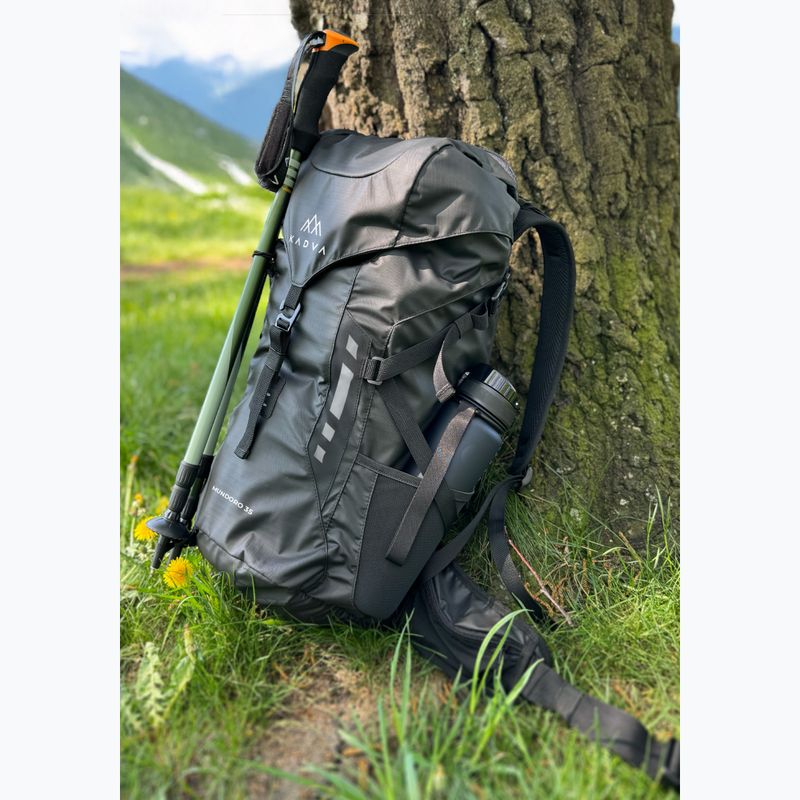 KADVA Mundoro 35 l black hiking backpack 14