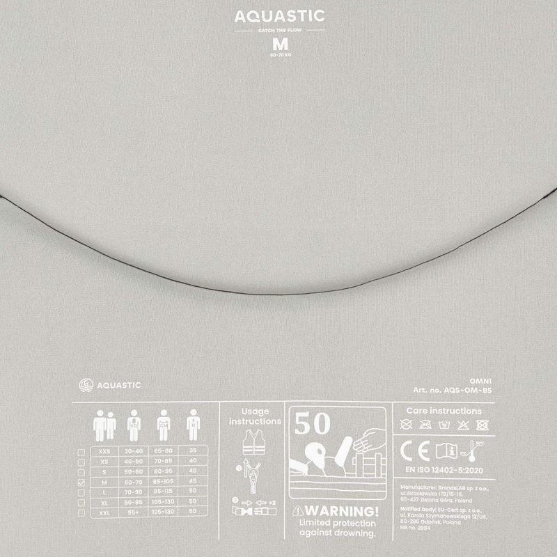 AQUASTIC Omni 50N belay waistcoat black 6