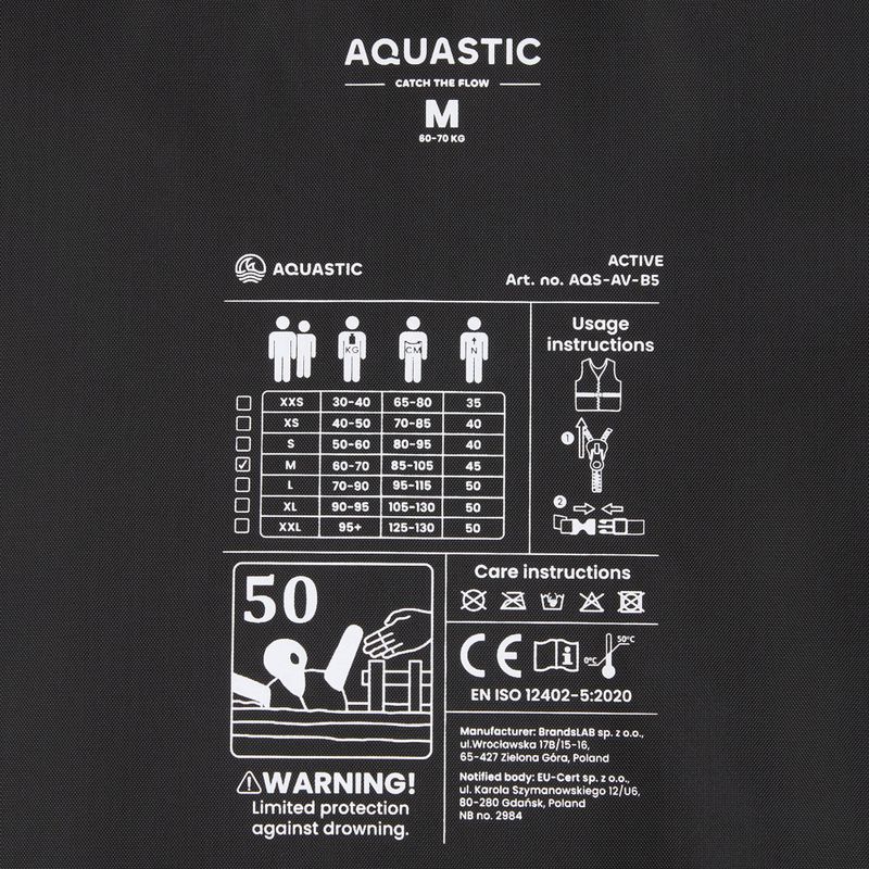 AQUASTIC Active 50N safety waistcoat blue 6