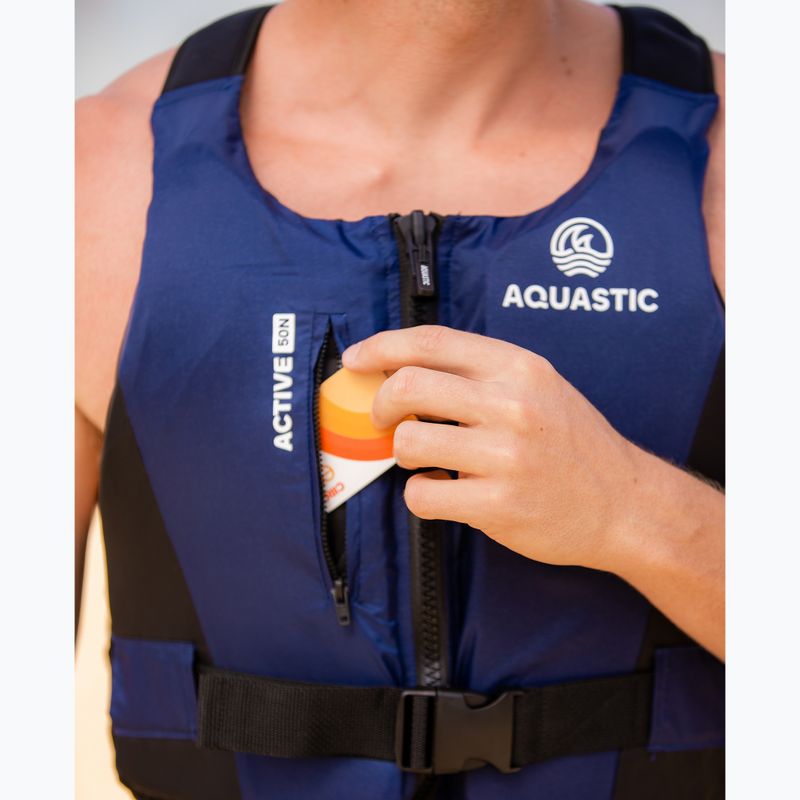 AQUASTIC Active 50N safety waistcoat blue 9