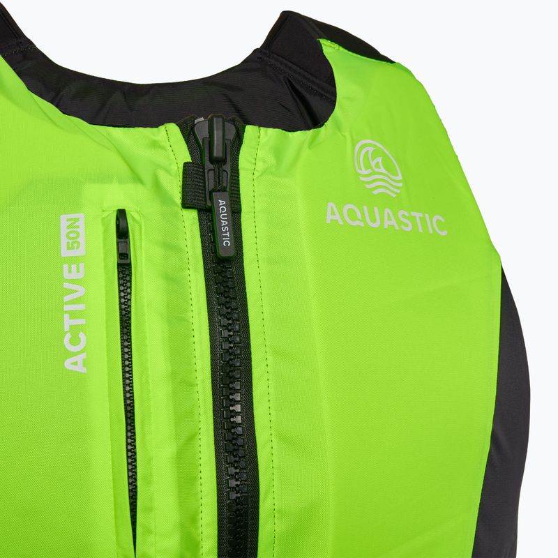 AQUASTIC Active 50N yellow safety waistcoat 3