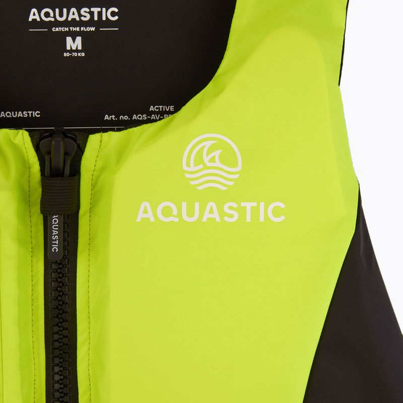 AQUASTIC Active 50N yellow safety waistcoat 3
