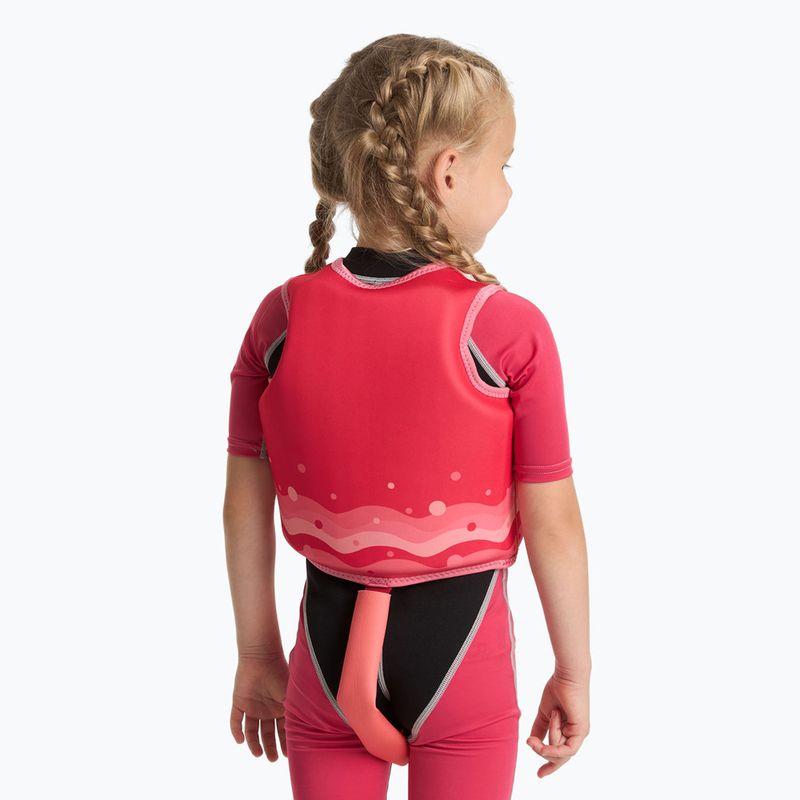 AQUASTIC Junior children's belay waistcoat dark pink 4