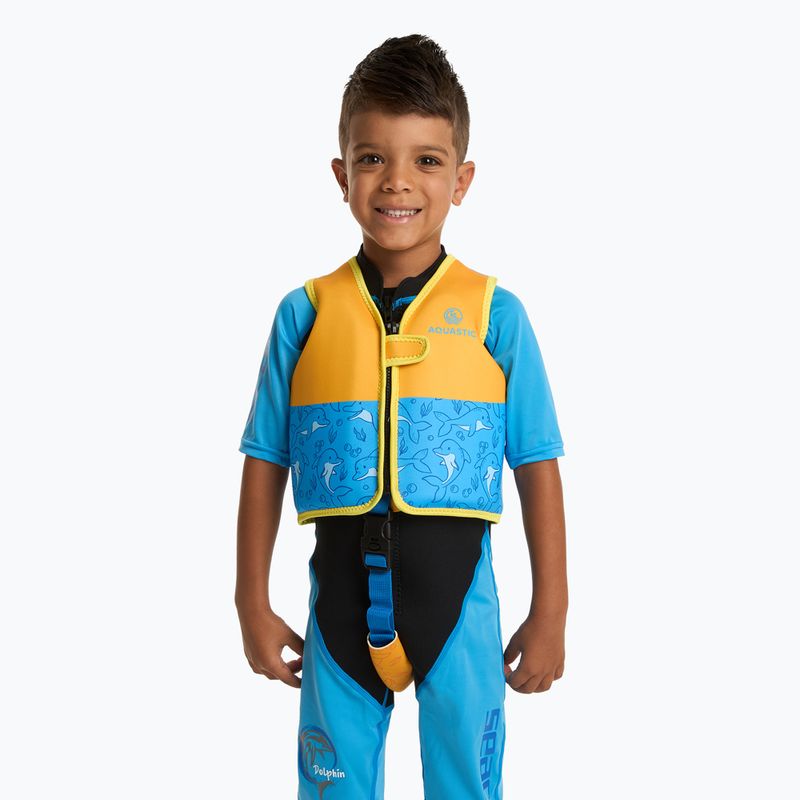 AQUASTIC Junior child safety waistcoat blue 2