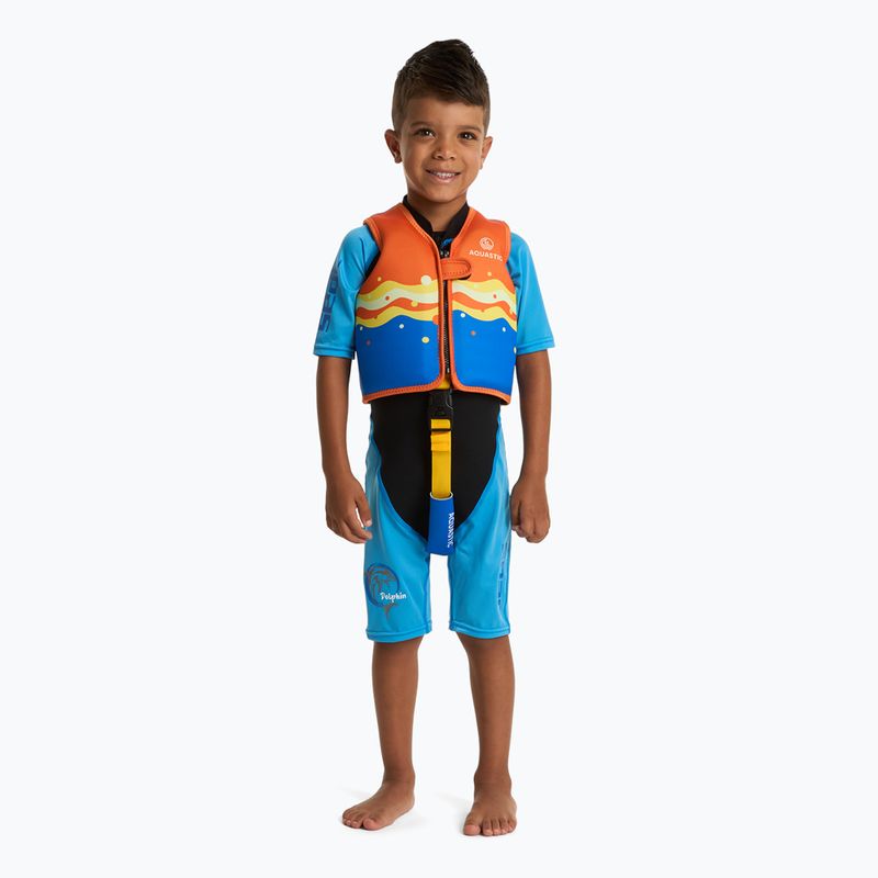 AQUASTIC Junior orange/blue belay waistcoat 4