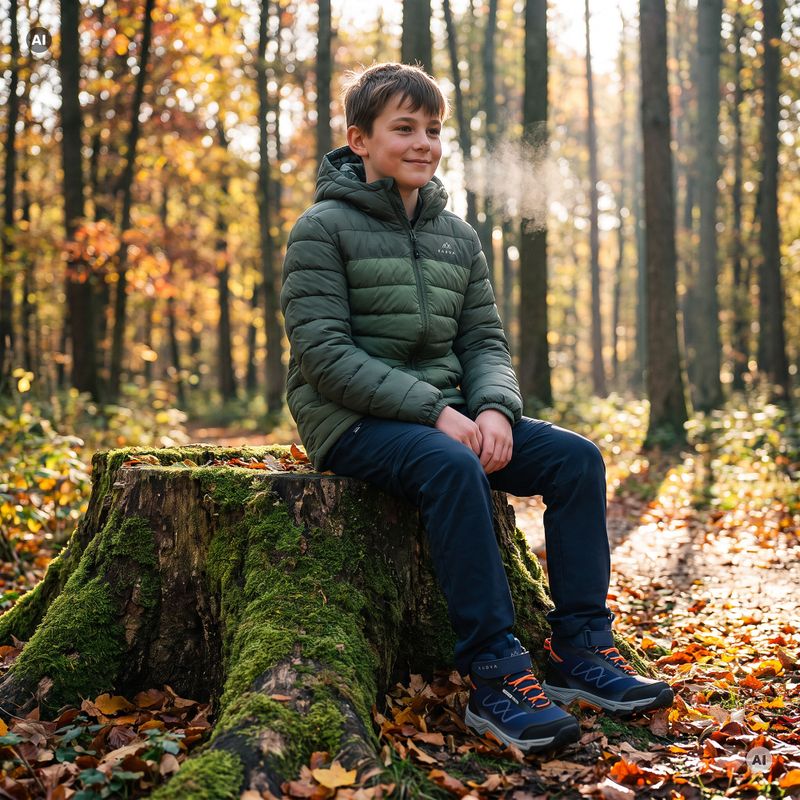 Children's insulated jacket KADVA Snoway JRG green 7