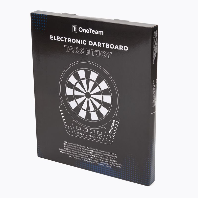 OneTeam TargetJoy electronic dartboard black 10