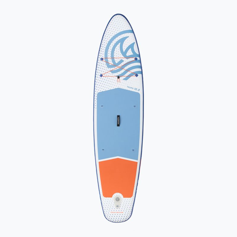 Set board SUP inflatable AQUASTIC Taupo 10'8" allround blue 3