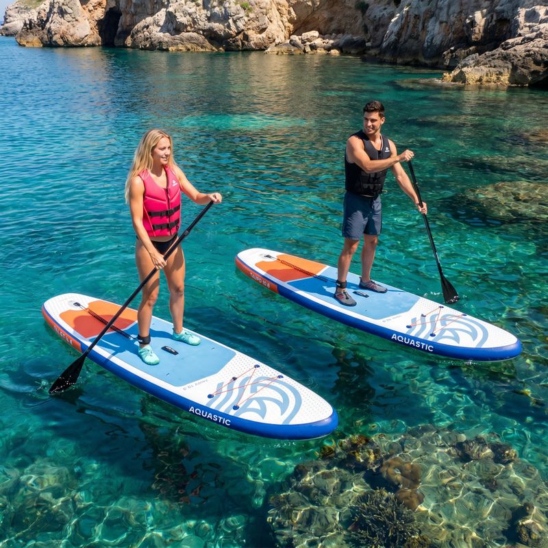 Inflatable board set SUP AQUASTIC Taupo 10'8" allround blue 21