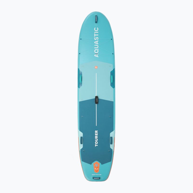 Set board SUP inflatable AQUASTIC Tourer 12'0" 2-os green 4
