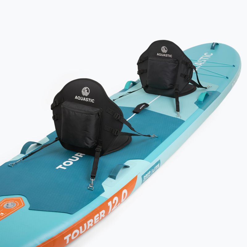 Inflatable board set SUP AQUASTIC Tourer 12'0" 2-os green 12