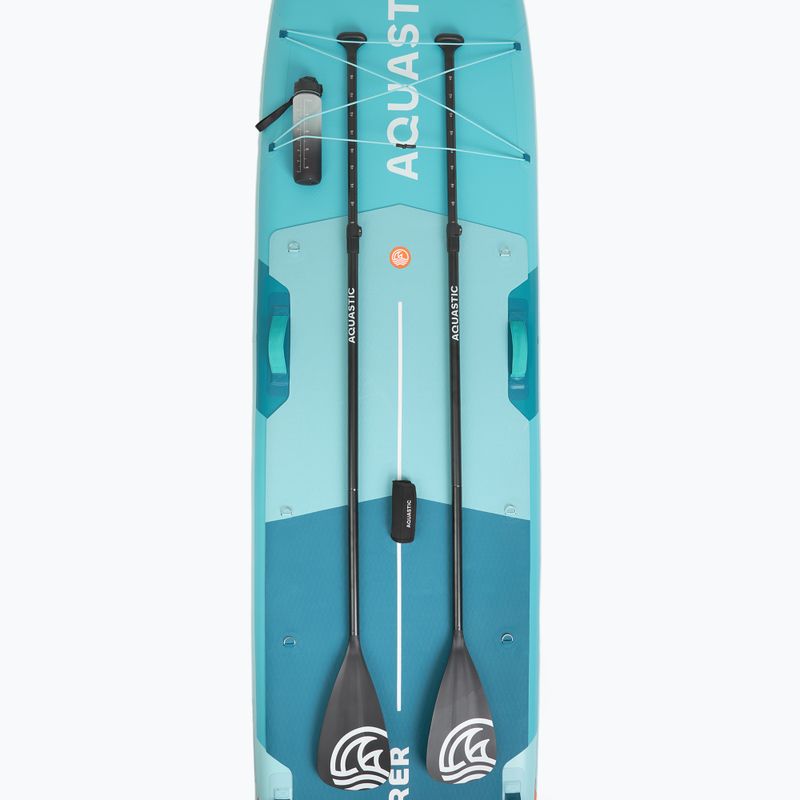 Inflatable board set SUP AQUASTIC Tourer 12'0" 2-os green 13