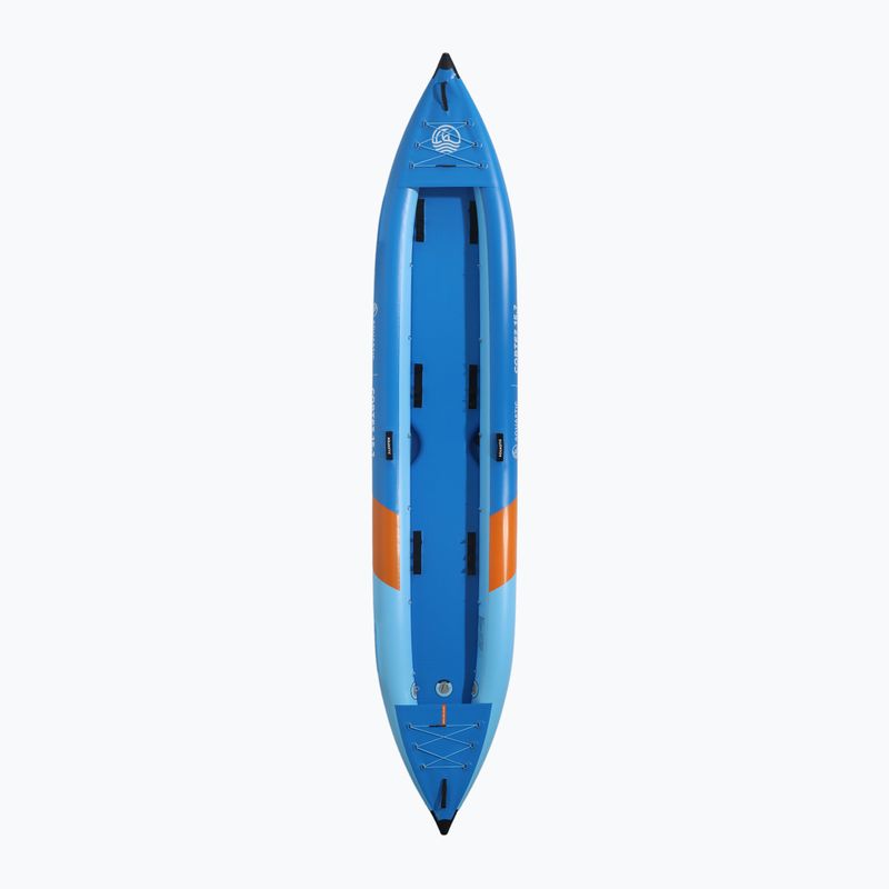 3-person inflatable kayak AQUASTIC Cortez 15'7" hybrid blue 3
