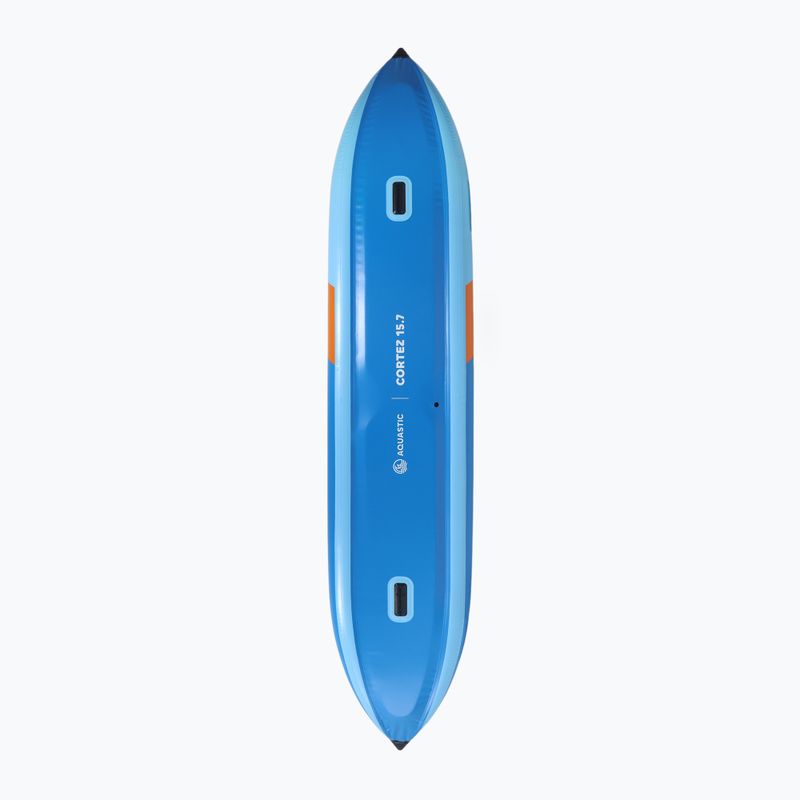 3-person inflatable kayak AQUASTIC Cortez 15'7" hybrid blue 4