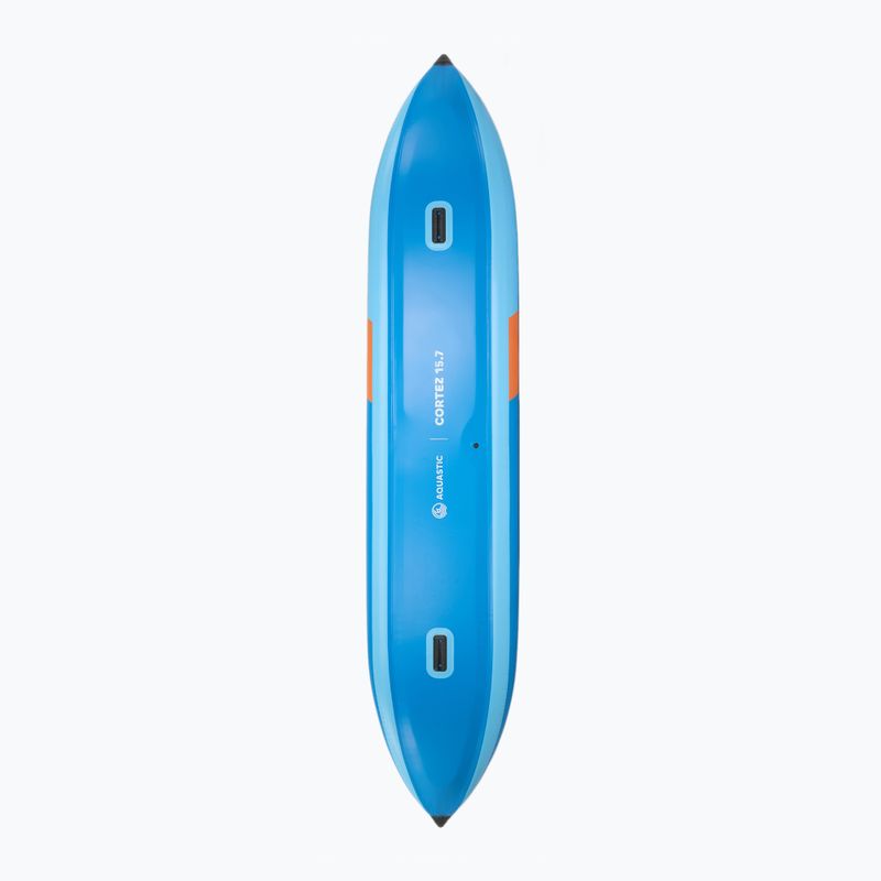 3-person inflatable kayak AQUASTIC Cortez 15'7" hybrid blue 5