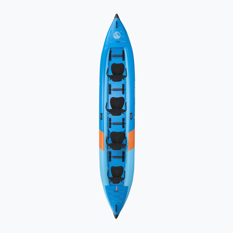 Inflatable kayak 4-osobowy AQUASTIC Cortez 16'9" hybrid blue 3