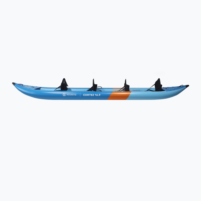 Inflatable kayak 4-osobowy AQUASTIC Cortez 16'9" hybrid blue 5