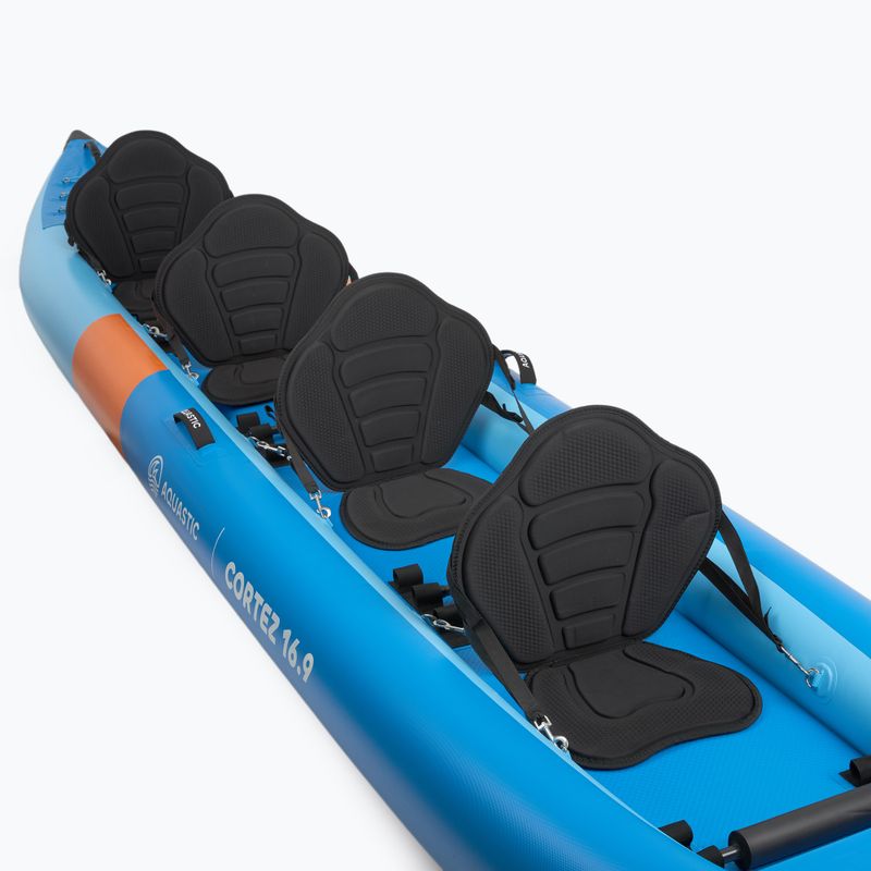 Inflatable kayak 4-osobowy AQUASTIC Cortez 16'9" hybrid blue 11
