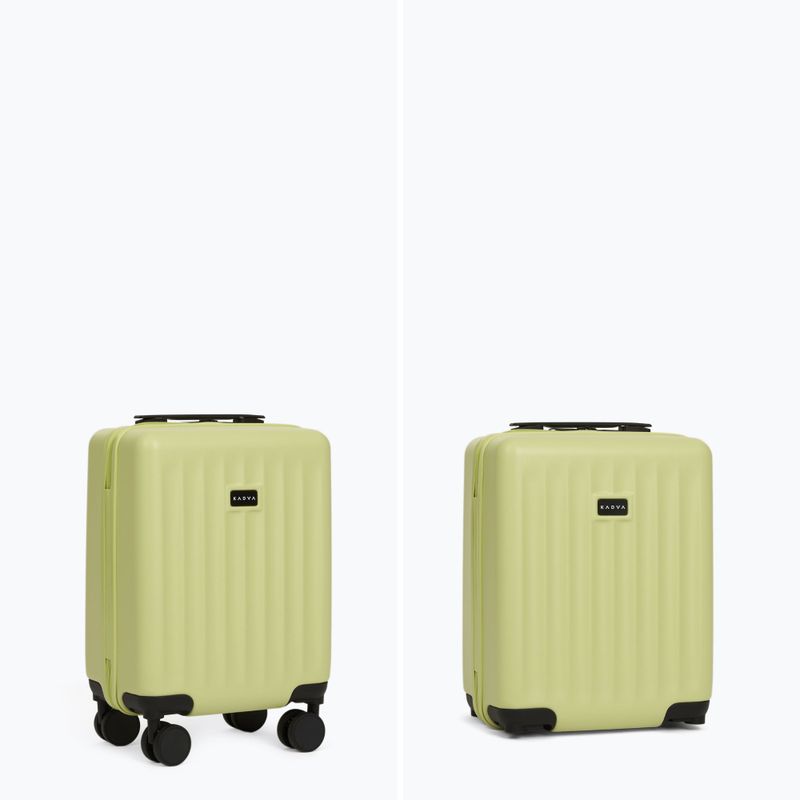 Cabin travel suitcase Kadva Domingo Lime 5