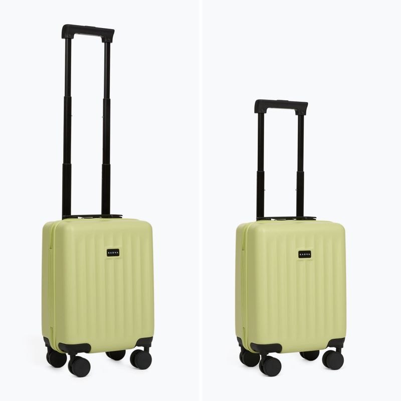 Cabin travel suitcase Kadva Domingo Lime 6