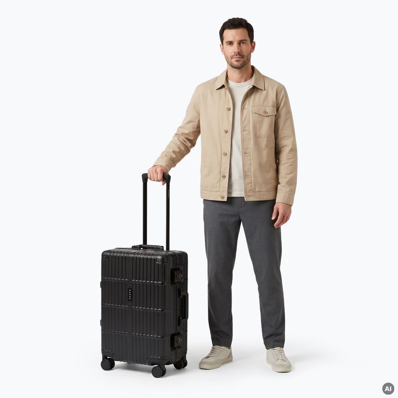 Cabin suitcase Kadva Tigre 37l Black 2