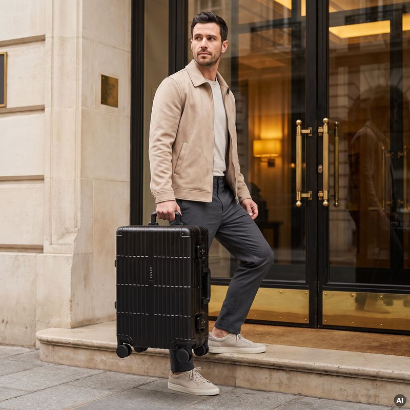 Cabin suitcase Kadva Tigre 37l Black 15
